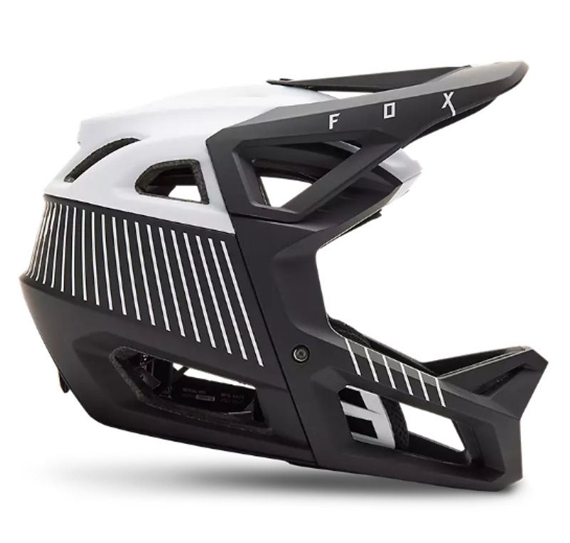 Fox Racing Proframe RS Mash Helmet in Black/White-1